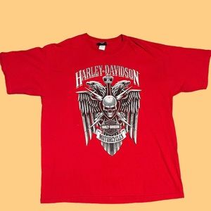 Harley Davidson Skull T Shirt